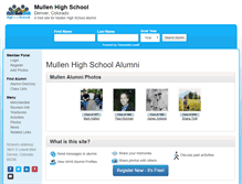 Tablet Screenshot of mullenhighschool.org